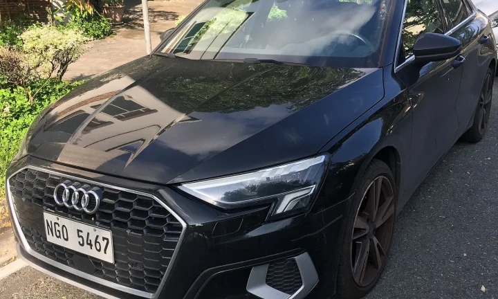 Audi A3 de quatrième génération photographiée de trois quarts avant
