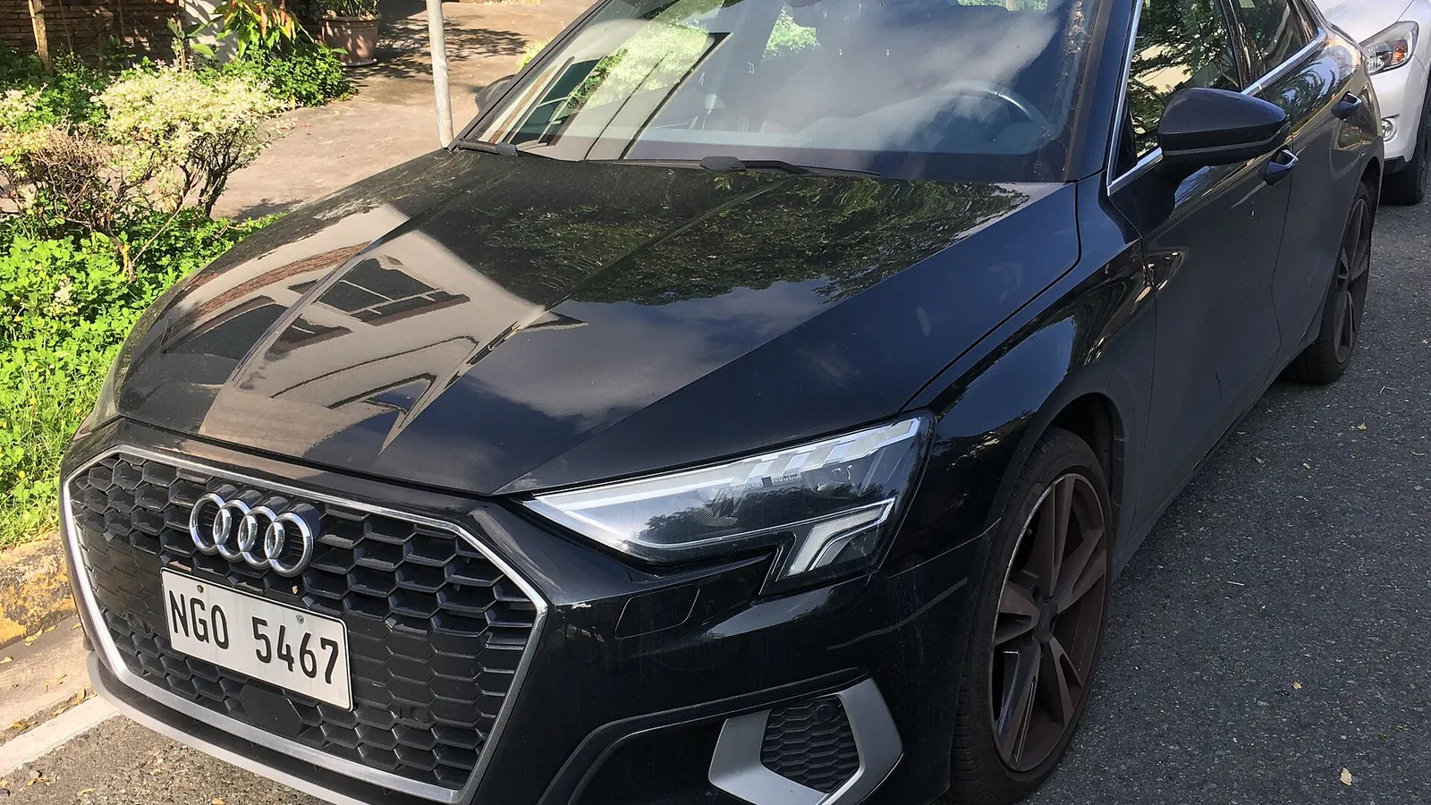 Audi A3 de quatrième génération photographiée de trois quarts avant