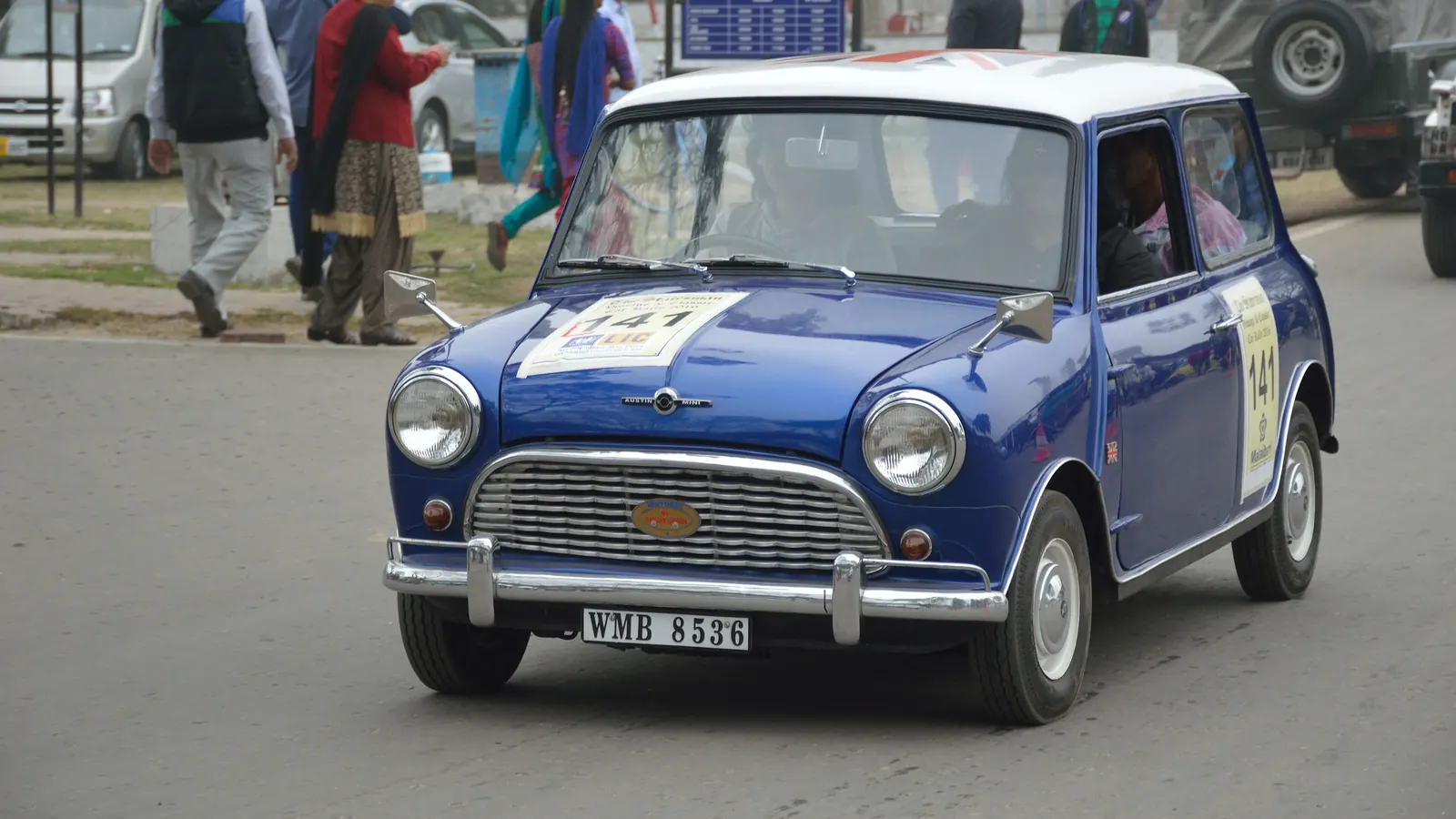 Photo réelle d’une Austin Mini illustrant le guide d’achat belge