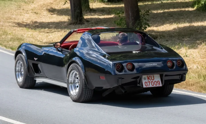 Photo réelle d’une Chevrolet Corvette illustrant le guide d’achat belge