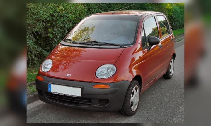 Photo réelle d’une Daewoo Matiz illustrant le guide d’achat belge