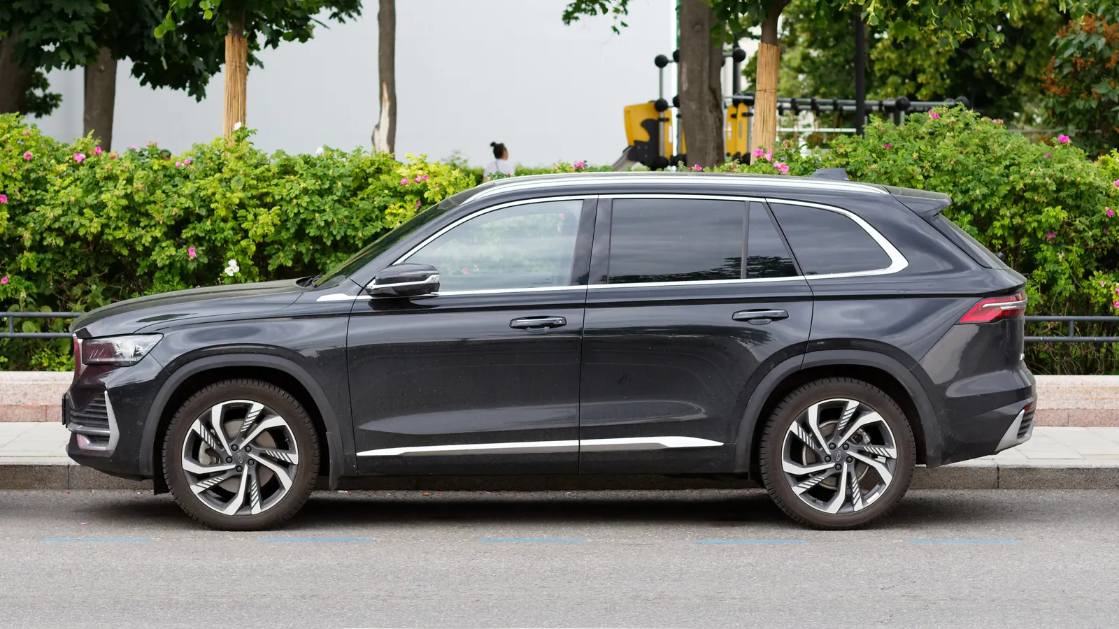Photo réelle d’une Geely Monjaro illustrant le guide d’achat belge