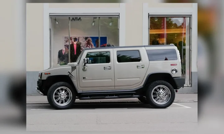 Photo réelle d’une Hummer H2 illustrant le guide d’achat belge