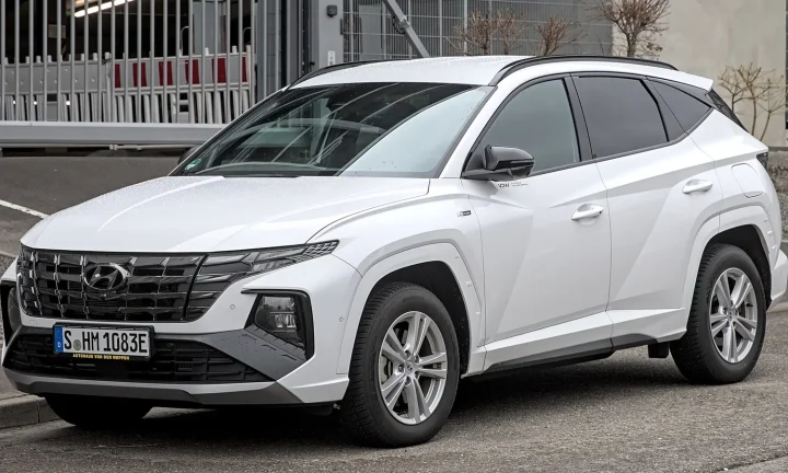 Photo réelle du modèle Hyundai Tucson en extérieur