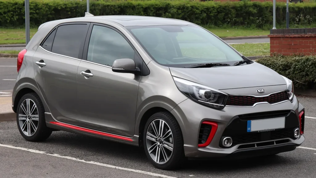 Kia Picanto photographiée en extérieur