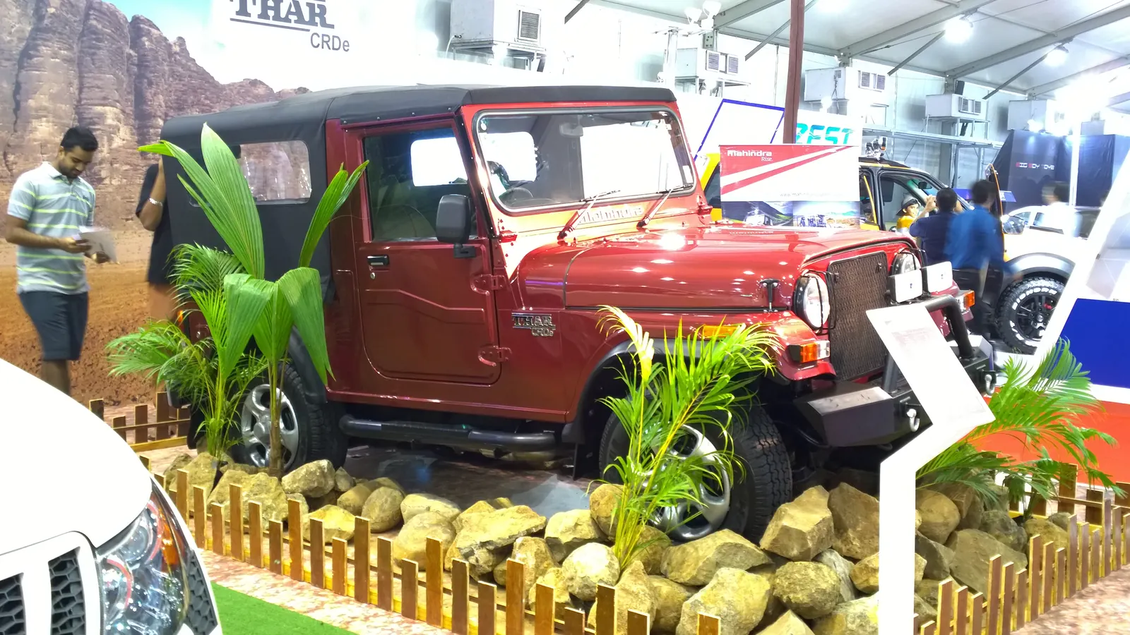 Photo réelle d’une Mahindra Thar illustrant le guide d’achat belge
