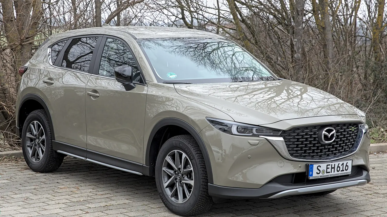 Photo réelle d’une Mazda CX-5 illustrant le guide d’achat belge