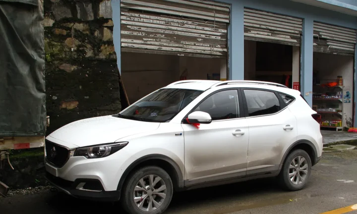Photo réelle d’une MG ZS illustrant le guide d’achat belge