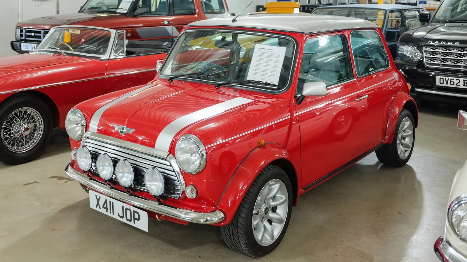 Photo réelle d’une Mini Cooper illustrant le guide d’achat belge