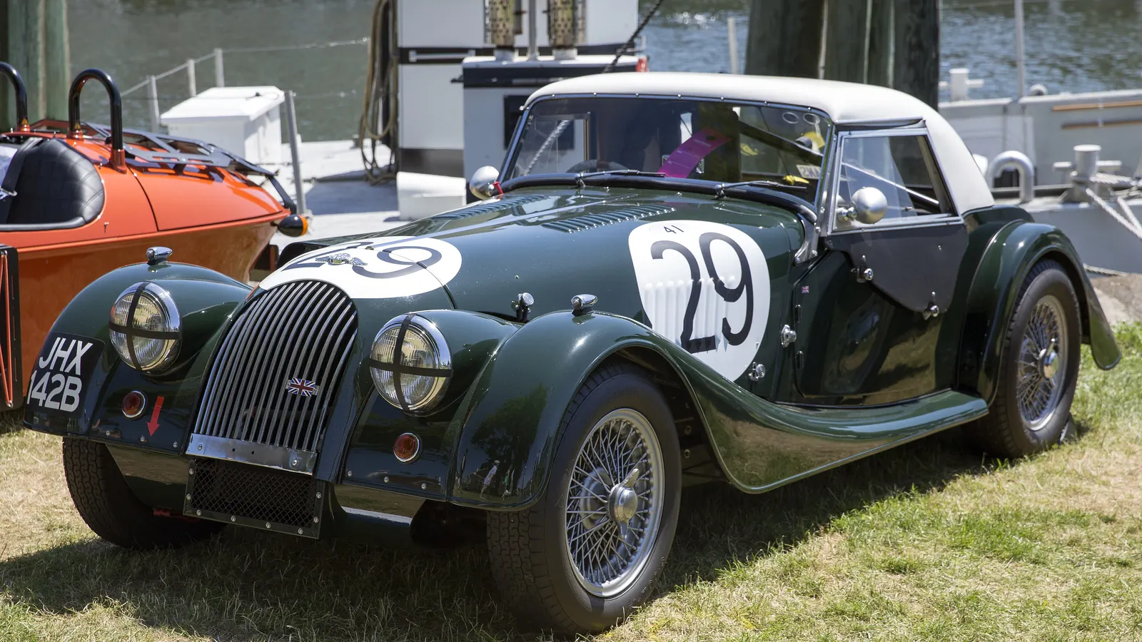 Photo réelle d’une Morgan Plus Four illustrant le guide d’achat belge
