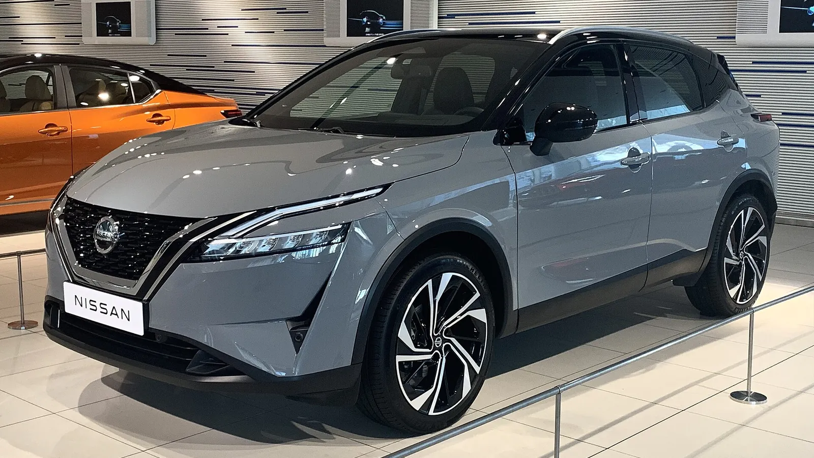 Nissan Qashqai de troisième génération photographié de trois quarts avant