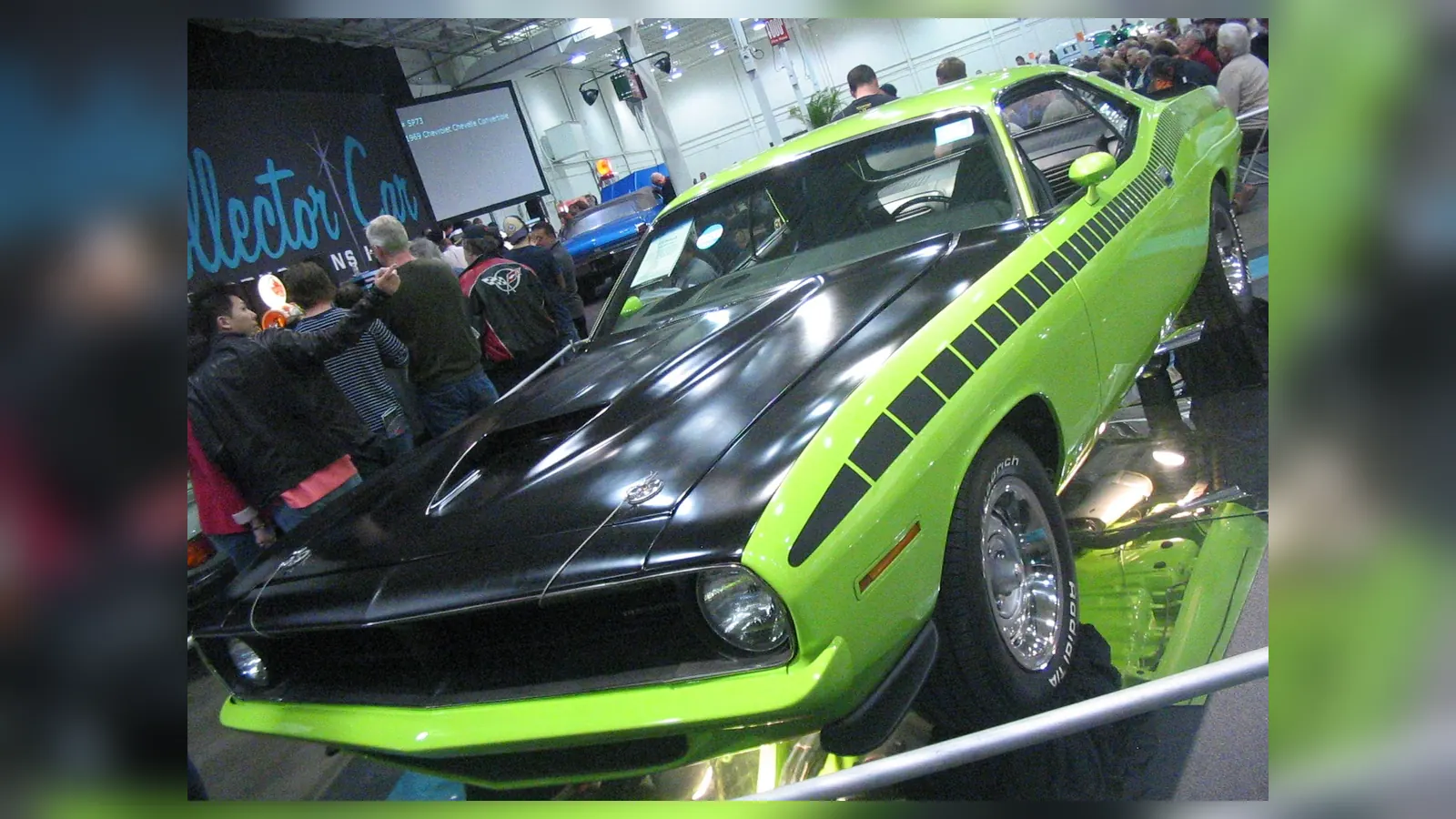 Photo réelle d’une Plymouth Barracuda illustrant le guide d’achat belge