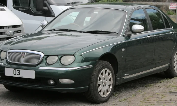 Photo réelle d’une Rover 75 illustrant le guide d’achat belge