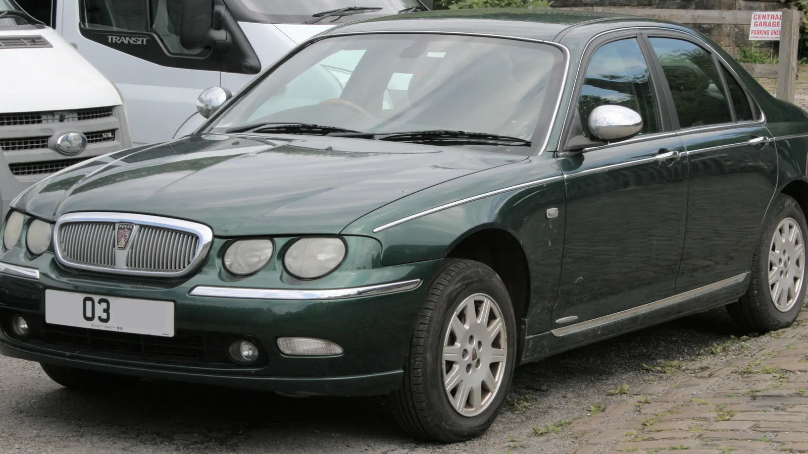 Photo réelle d’une Rover 75 illustrant le guide d’achat belge