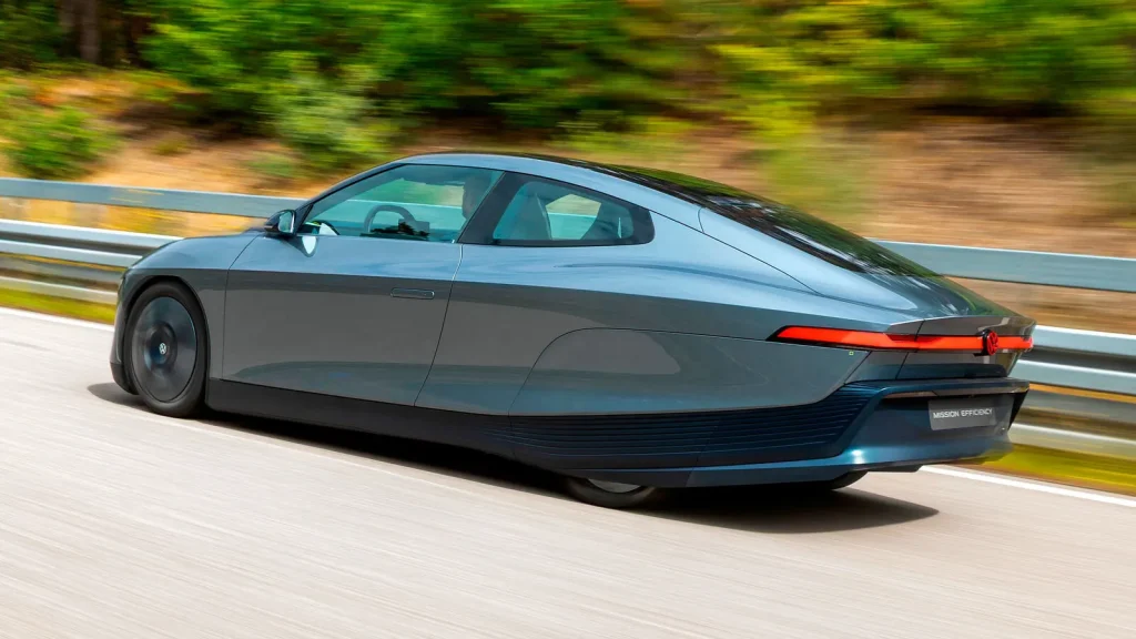 Volkswagen Mission Efficiency profil aérodynamique sur route