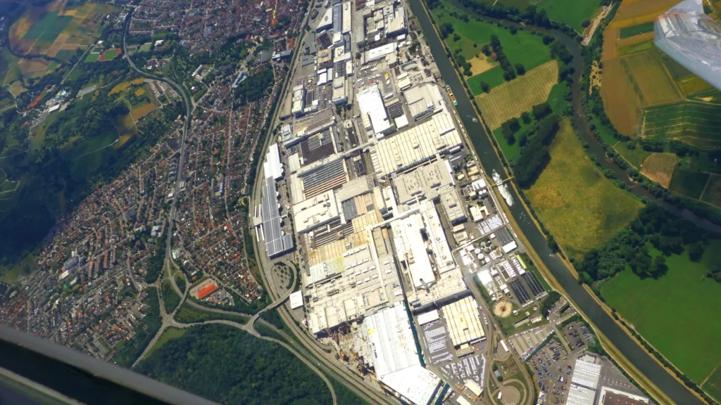 Site Audi à Neckarsulm, en Allemagne