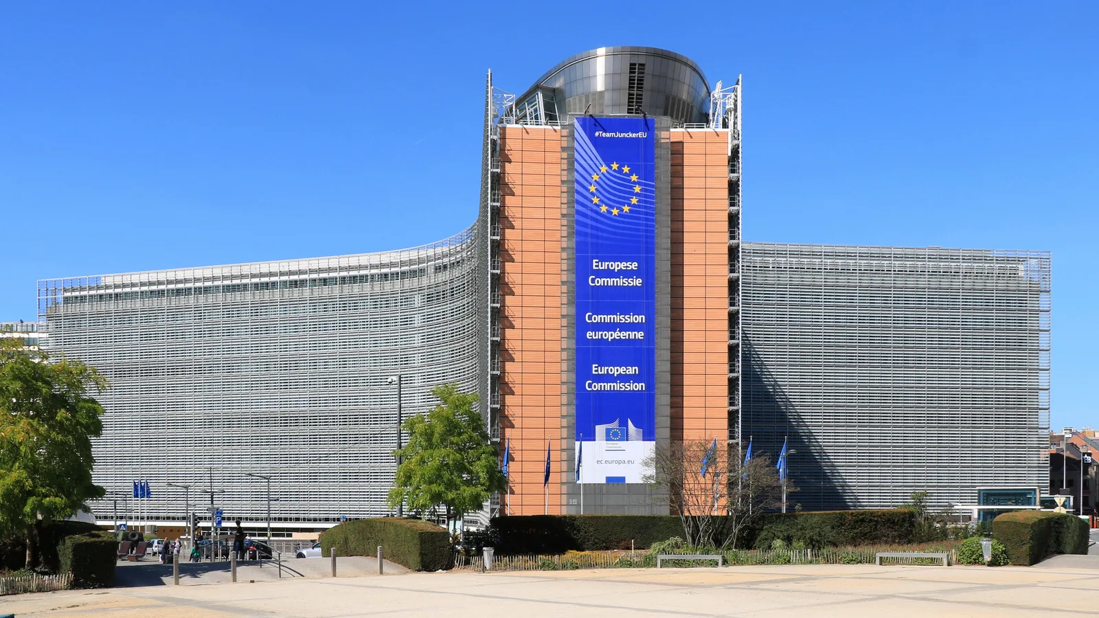 Le Berlaymont dans le quartier Schuman à Bruxelles